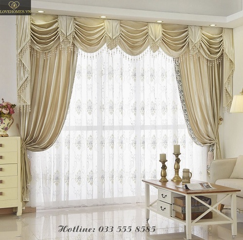Luxury Silk Curtains And Drapes Fancy Custom curtain Italy high
